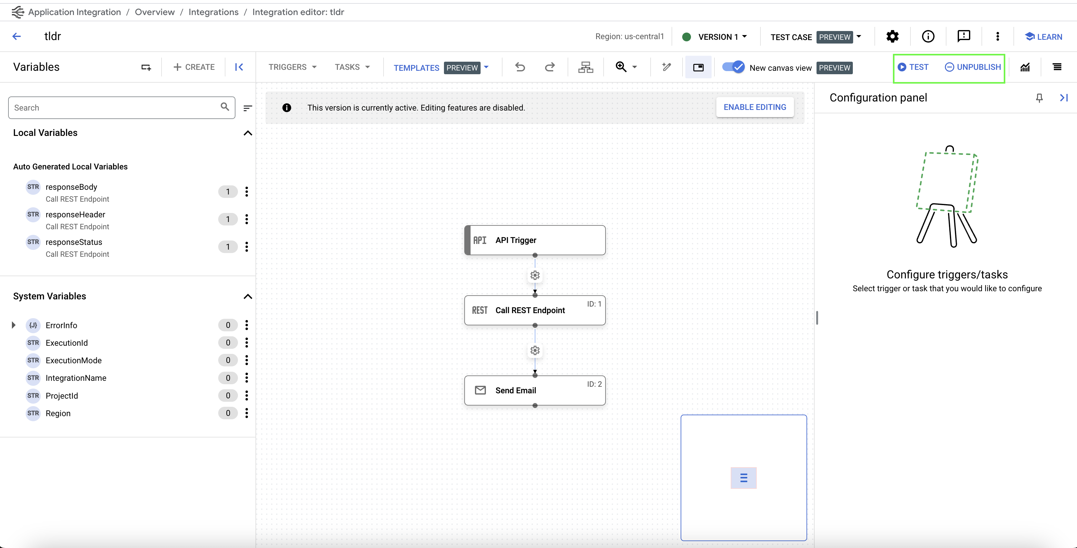 Final workflow